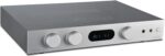 Audiolab 6000A - Amplificador integrado estéreo de 100 vatios con DAC/Bluetooth - Plata