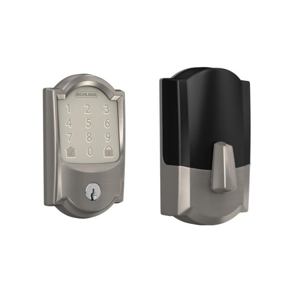 Schlage Encode - Cerrojo de seguridad (WiFi, con borde Camelot)