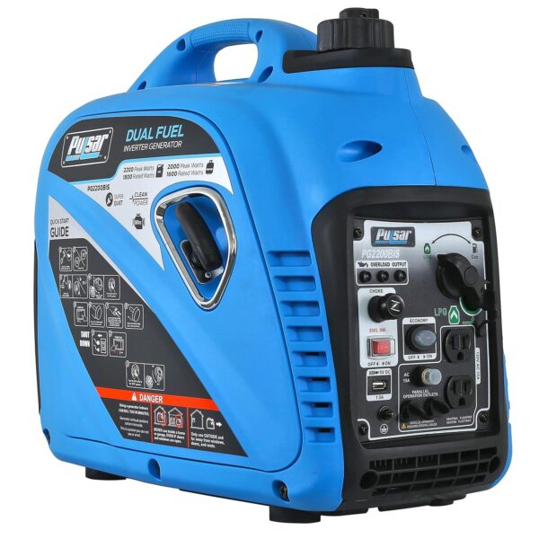 Generador Inversor Pulsar PG2200BiS Combustible Dual 2200 W Salida USB Capacidad Paralela