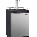 Kegco Dispensador de barriles, acero inoxidable
