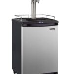 Kegco Dispensador de barriles, acero inoxidable
