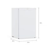 Danby DUFM032A3WDB-3 3.2 pies cúbicos Congelador vertical en blanco Respetuoso con el medio ambiente Refrigerante R600a