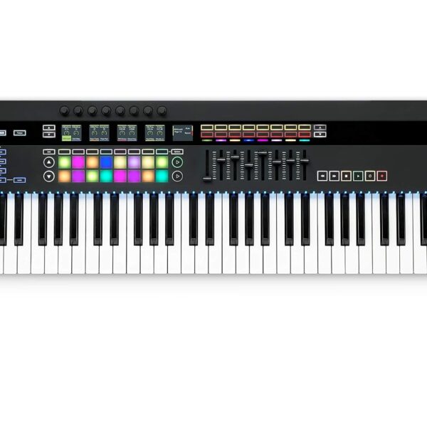 Novation 61SL MkIII, controlador de teclado equipado con MIDI y CV de 61 teclas con secuenciador de 8 pistas