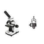 Microscopio compuesto Celestron CM800 potencia 40x a 800x oculares 10x y 20x adaptador de CA con adaptador para smartpho