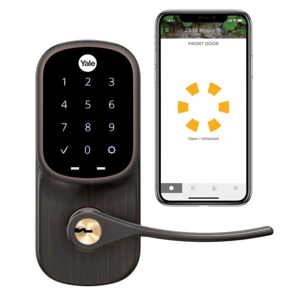 Yale Cerradura digital - Connected by August- pantalla táctil - Bluetooth y Wi-Fi Funciona con la aplicación August, Ale