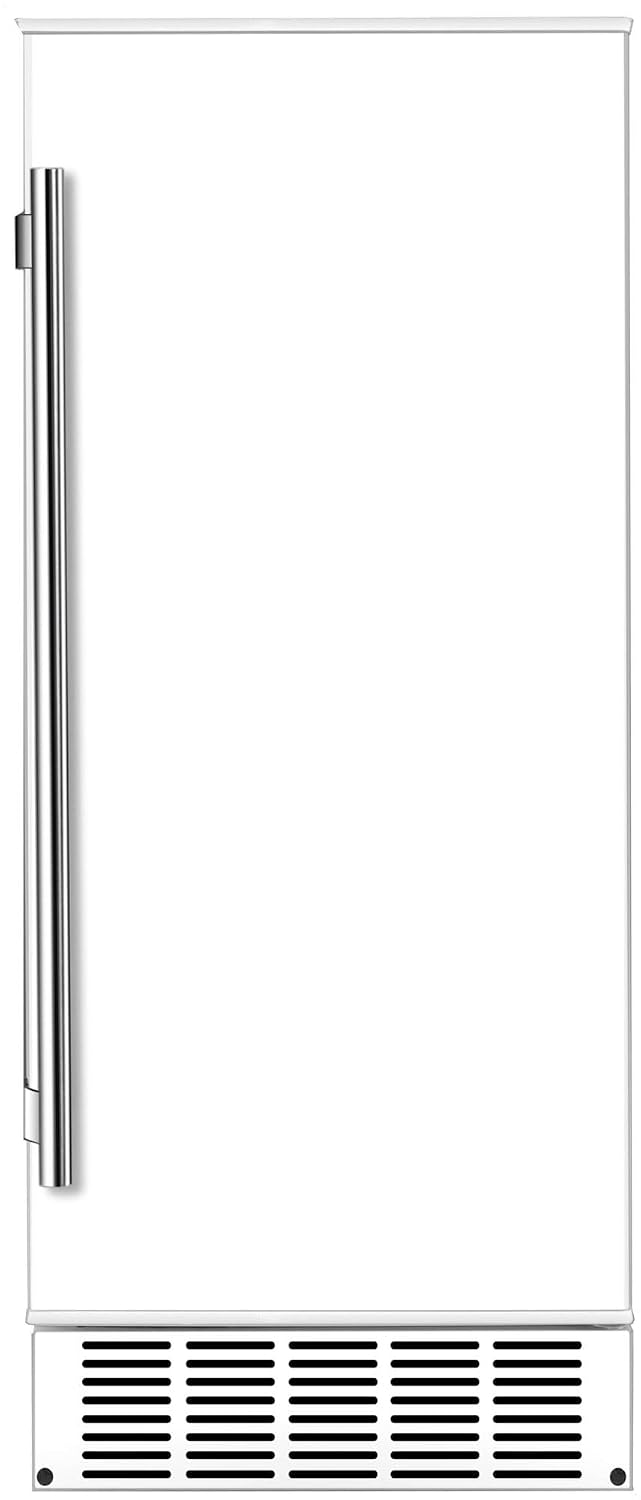 EdgeStar IB250WH - Máquina de hielo integrada de 15 pulgadas de ancho, 20 libras con producción diaria de 25 libras de h