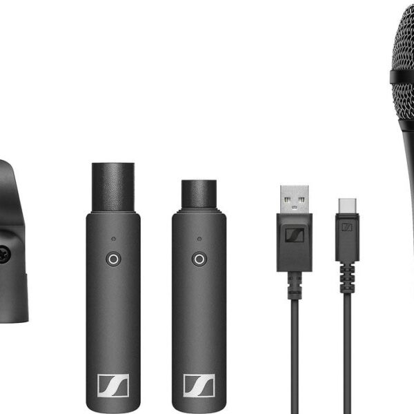 Sennheiser Pro Audio XSW-D Juego de micrófono vocal inalámbrico digital plug-on con micrófono dinámico
