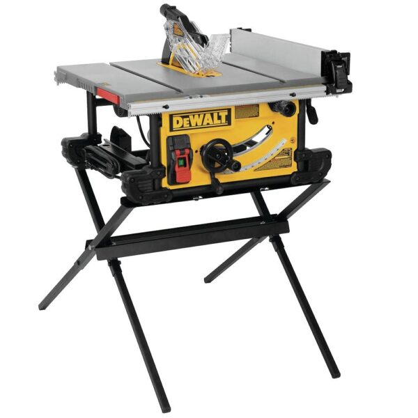 DEWALT DWE7491X 10 pulgadas Sierra de mesa con soporte de tijera