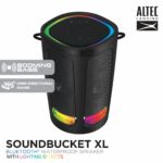 Bocina Bluetooth Altec Lansing Soundbucket XL IMW899 Impermeable IP67 Luces LED 20 Horas de Reproducción Carga Inalámbri