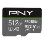 Tarjeta de Memoria MicroSDXC PNY PRO Elite 512GB Clase 10 U3 V30 A2 100MB/s