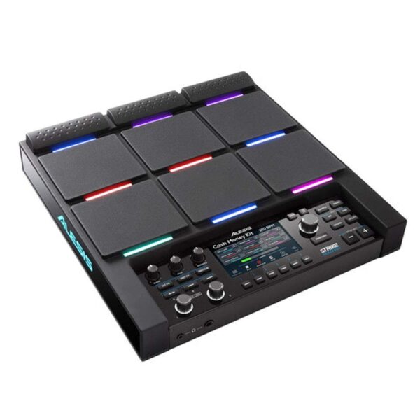 Alesis Strike Multipad - Instrumento de percusión de 9 almohadillas con muestreador, bucle, 2 entradas y salidas, tarjet
