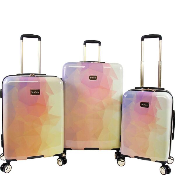 Juego de Maletas BeBe Luggage BE-PC-5600-3 Emma 3 Piezas Policarbonato Poli Degradado