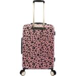 Juego de Equipaje Giratorio Rígido 3 Piezas Juicy Couture Jane Pink Leopard Policarbonato 34 Litros 19x12x30 Pulgadas