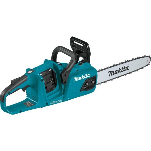 Sierra de Cadena Inalámbrica Makita XCU07Z 18V X2 36V LXT 14 Pulgadas Verde Azulado Solo Herramienta