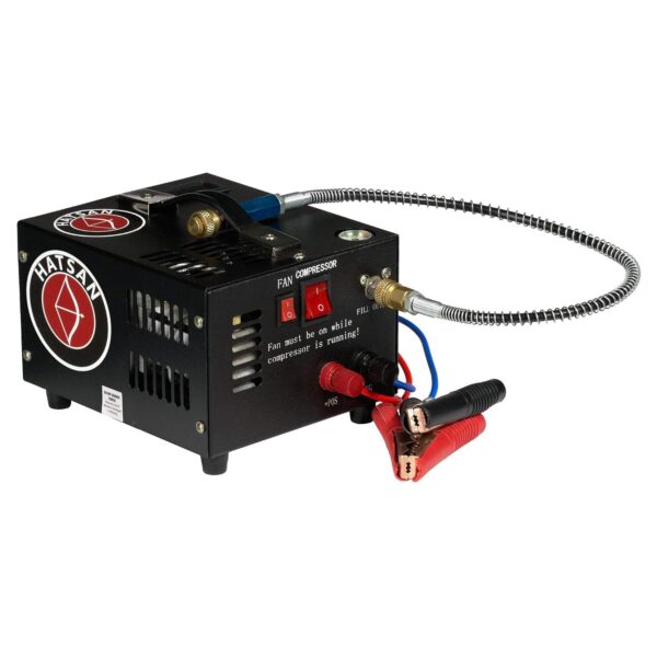 Compresor PCP Portátil HatsanUSA TactAir Spark HA91005 4500 PSI 12 Voltios