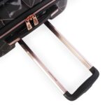 Juego de Equipaje Juicy Couture Vivian JC-PC-10100-3 3 Piezas Rígido Giratorio Tela de Mármol Negro