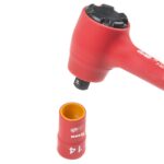 Juego de Llaves de Vaso Titan 62100 Aislado VDE 24 Piezas 1/2 Pulgada