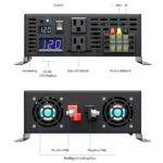 Inversor de Energía Solar WZRELB RBP400024VCRT 4000W 24V a 120V Onda Sinusoidal Pura con Control Remoto
