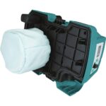 Makita XCV11Z 18V LXT Litio-Ion sin escobillas de 2 Galones, Filtro HEPA Portátil para polvo húmedo y seco, extractor de