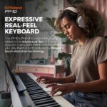 Roland FP-10 | Piano digital compacto de 88 notas | Tonos de piano SuperNATURAL | Teclado con sensación acústica auténti