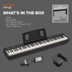 Roland FP-10 | Piano digital compacto de 88 notas | Tonos de piano SuperNATURAL | Teclado con sensación acústica auténti