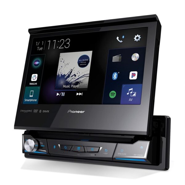 Autoestéreo Pioneer AVH-3500NEX Pantalla Táctil Motorizada 7 Pulgadas DIN Único Apple CarPlay Android Auto Bluetooth