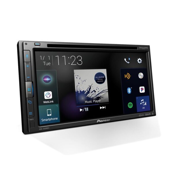 Autoestéreo Pioneer AVH-2550NEX Pantalla Táctil 6.8 Pulgadas Doble DIN Apple CarPlay Android Auto Bluetooth SiriusXM Rad