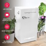 Frigidaire Refrigerador compacto retro con enfriador, refrigerador de encimera de 3.2 pies cúbicos con abridor de botell