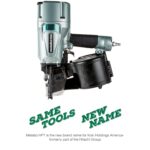 Metabo HPT Clavadora de marco en espiral | Marca preferida de clavadoras neumáticas | Cargador de 15 grados | Acepta cla