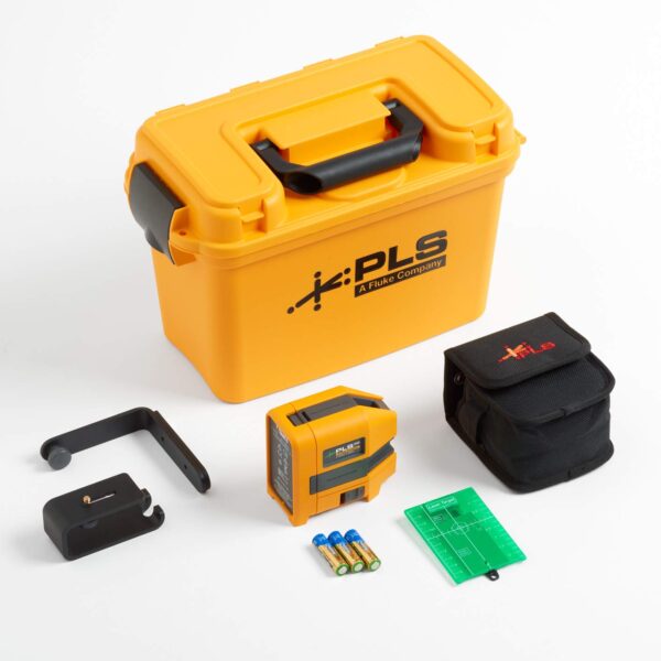 PLS 3G - Kit de herramienta láser de nivelación de 3 puntos de color verde