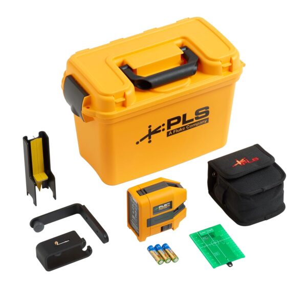 Pacific Laser Systems PLS A Fluke Company 5G 5 Pt. Kit de láser verde con bloqueo de péndulo y caja de herramientas