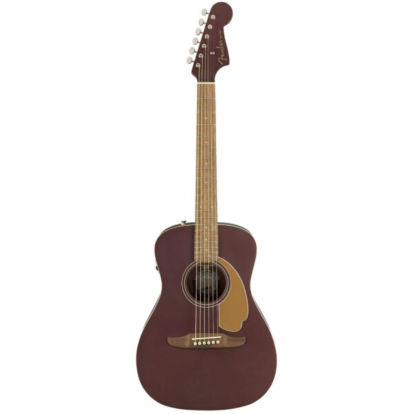 Guitarra Fender, borgoña (Burgundy Stain), Completo