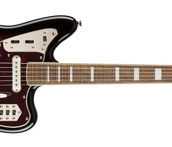 Squier Classic Vibe - Guitarra eléctrica Jaguar de los años 70, con 2 años de garantía, 3 colores Sunburst, diapasón de