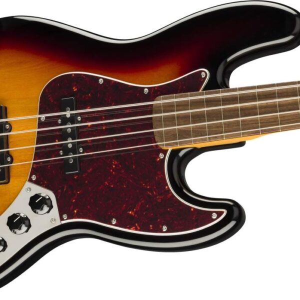 Squier Classic Vibe 60s Jazz Bass, 3 colores Sunburst, Fretless, diapasón de laurel
