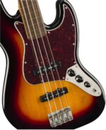 Squier Classic Vibe 60s Jazz Bass, 3 colores Sunburst, Fretless, diapasón de laurel