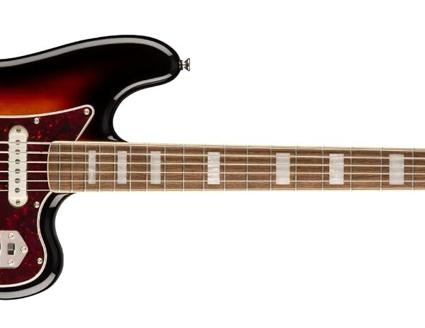 Squier - Bajo de 6 cuerdas Classic Vibe VI, Sunburst de 3 colores, diapasón de laurel
