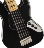 Squier Classic Vibe 70s Bajo Jazz de 5 cuerdas, Negro, Diapasón de Arce
