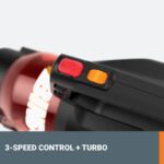 Soplador de Hojas Inalámbrico Worx WG584 40V 430 CFM 90 MPH con 2 Baterías de 2.5 Ah y Cargador