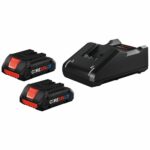 Kit de Inicio Bosch GXS18V-11N25 18V con 2 Baterías CORE18V 4 Ah y Cargador Estándar 18V