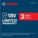 Batería de Iones de Litio Bosch GBA18V80 18V 8Ah CORE18V