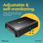 Amplificador de Coche Pioneer GM-DX975 5 Canales 2000 W Máximo Clase D con Perilla de Graves Remota
