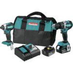 Makita XT269T 18V LXT de Iones de Litio Sin Escobillas Inalámbrico Kit Combinado de 2 Piezas (5.0Ah)