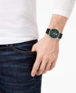 Reloj Bulova Sutton 96B310 Cronógrafo Correa de Cuero Negro 44 mm