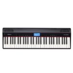 Roland GO:PIANO Teclado de piano digital portátil de 61 teclas con altavoces Bluetooth integrados y enseñanza electrónic
