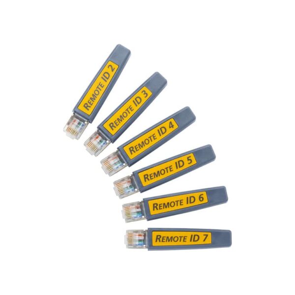 Fluke Networks Kit de identificación remota para microescáner MS-POE con identificadores #2-7
