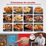 Emeril Lagasse Everyday 360 Freidora de aire de acero inoxidable, tecnología de cocción rápida de 360°, capacidad XL, 9