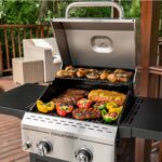 Parrilla de Gas Megamaster 720-0864MA 2 Quemadores 418 Pulgadas Cuadradas 28000 BTU Acero Inoxidable