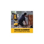 DEWALT Nivel láser, multilínea, verde, rango de 30 pies (talla única)