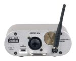 VocoPro Transmisor mono/extensor de alcance Sistema de audio inalámbrico profesional, XLR, plata, DigiNet-MT