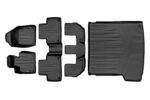 Juego de Alfombrillas SMARTLINER 3 Filas y Forro de Carga para Volvo XC90 2016 2019